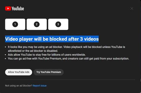 youtube doesnt allow replica watch videos|r/youtube on Reddit: Video player will be blocked after 3 videos if .